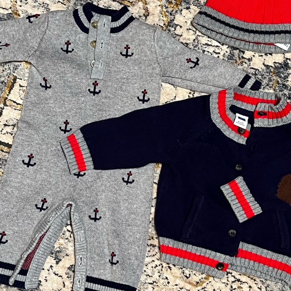 Janie & Jack Baby Boy Bundle 0-3 Months